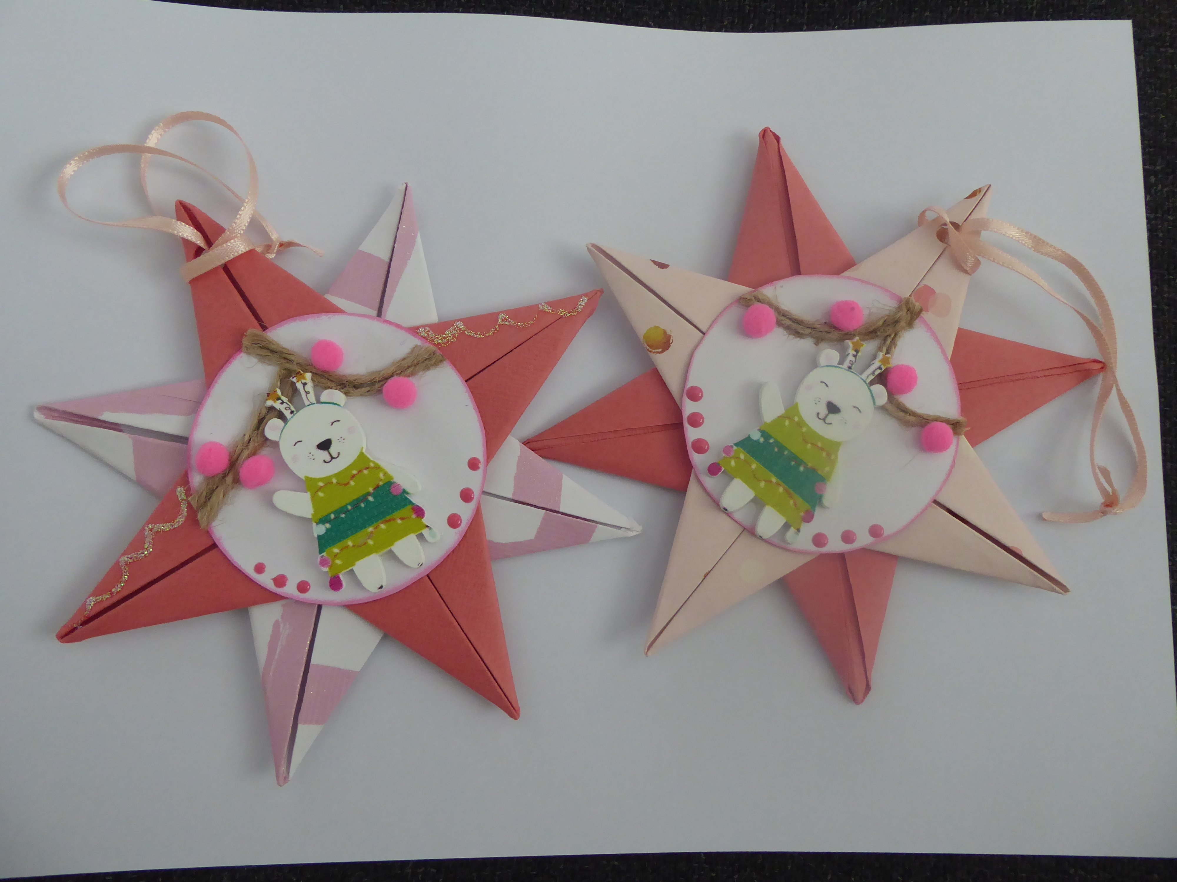 Origami Star Decorations