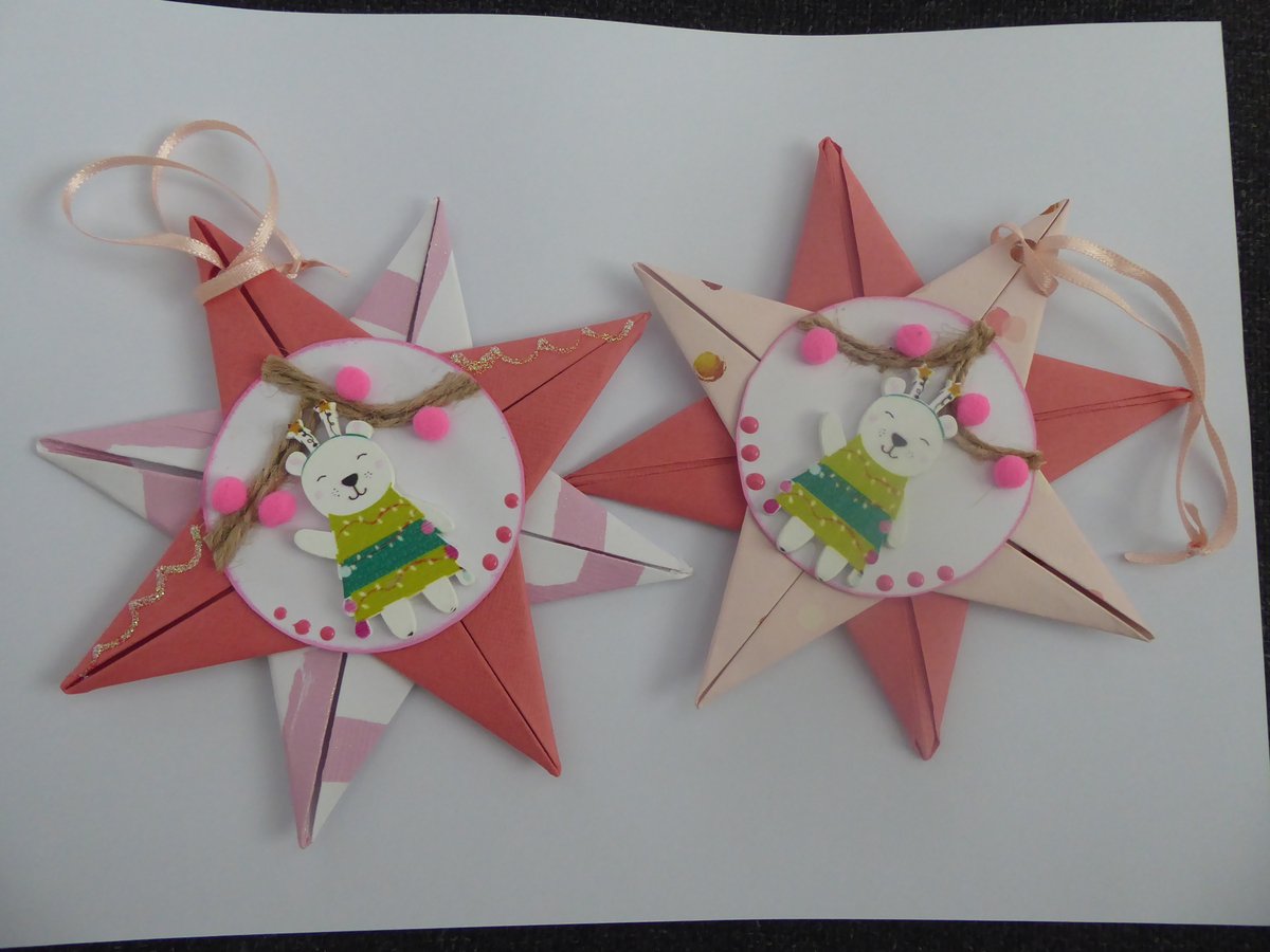 Origami Star Decorations